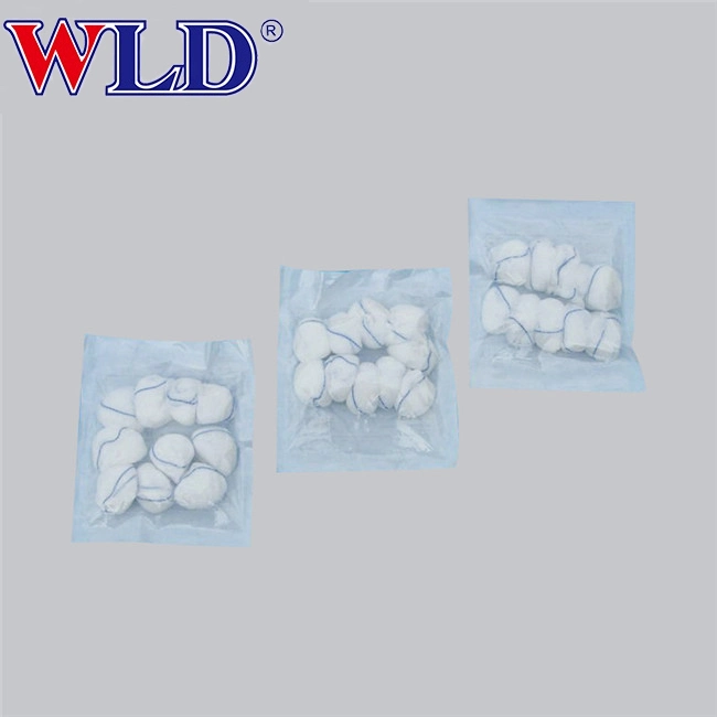 100% Bleached Cotton Dental Gauze Ball