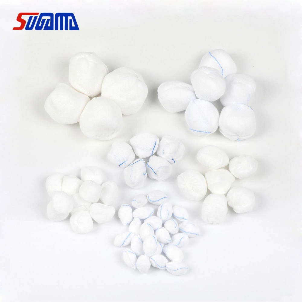 100% Bleached Cotton Dental Gauze Ball