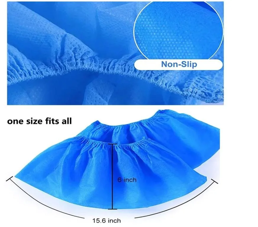 Floor Protection Disposable Shoe Covers Non Woven Boot Covers