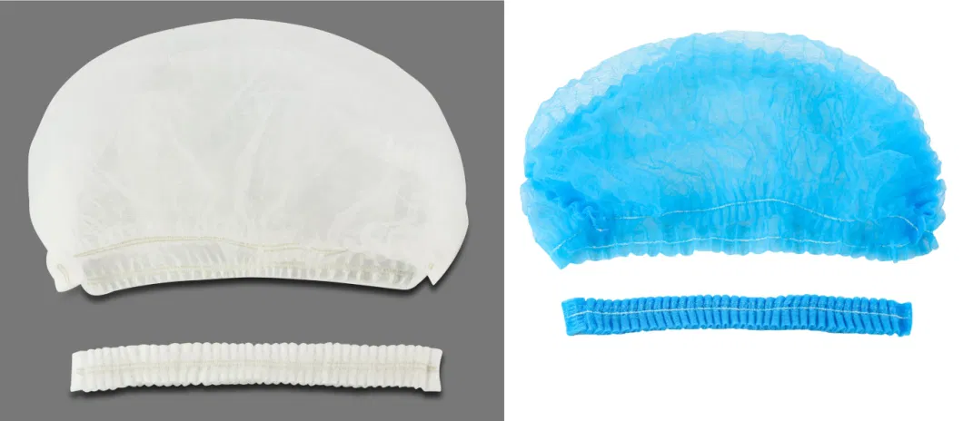 Factory Directly Disposable Non-Woven Surgical/Medical/Dental/Nursing Mob Cap Hair Clip Net