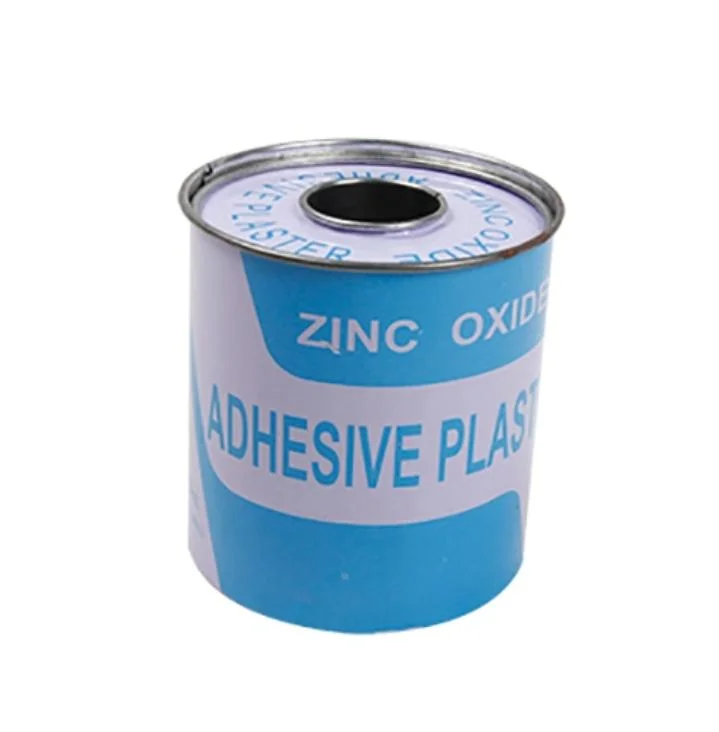 High Quality Zinc Oxide Adhesive Perforatd Plaster with CE&ISO Plastic Can