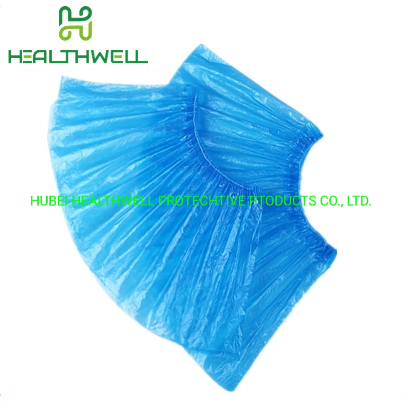 Waterproof Blue Disposable PE CPE Safety Shoe Cover