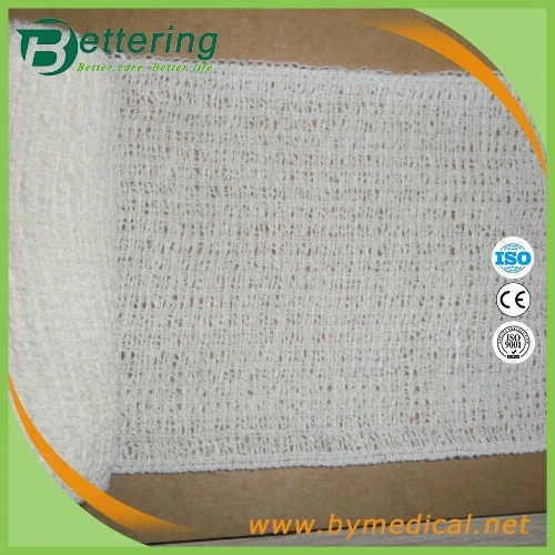 Natural Colour Cotton Spandex Medical Elastic Crepe Bandages