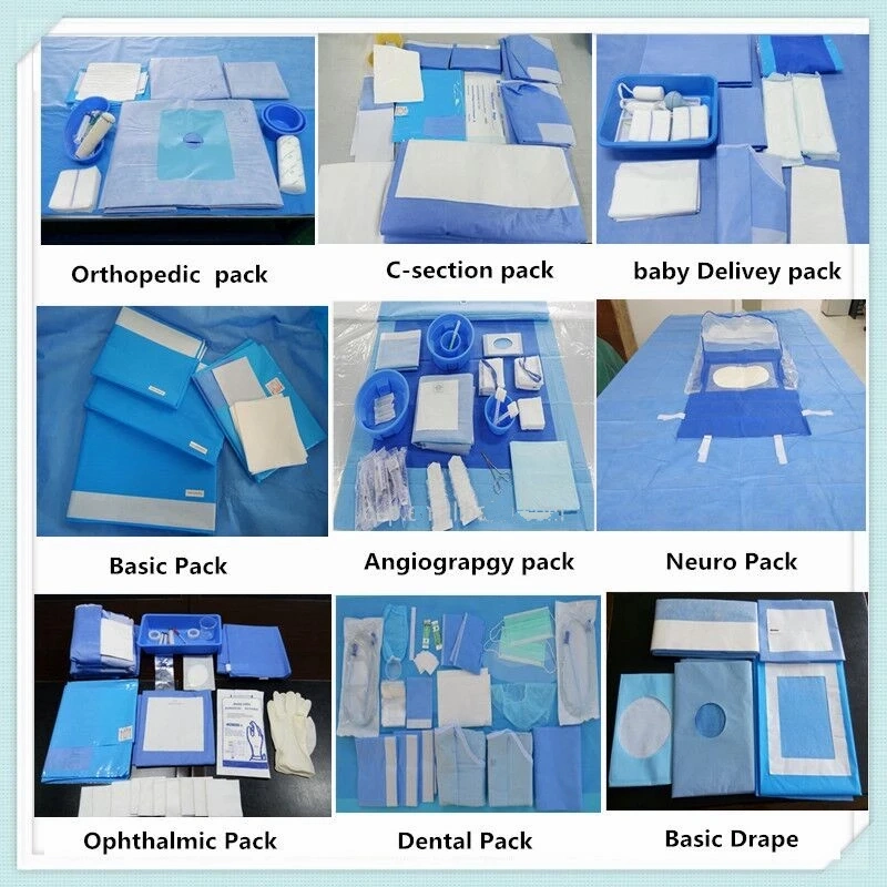 Medical Disposable Sterile Non-Wove Operational Surgical Drape Knee Arthroplasty Arthroscopy Pack