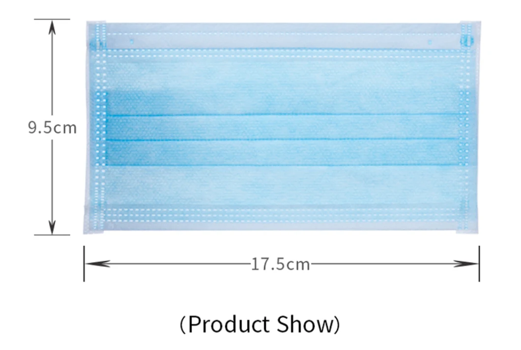 High quality individually wrapped disposable Disposable 3 Ply Non-Woven Medical Face Mask