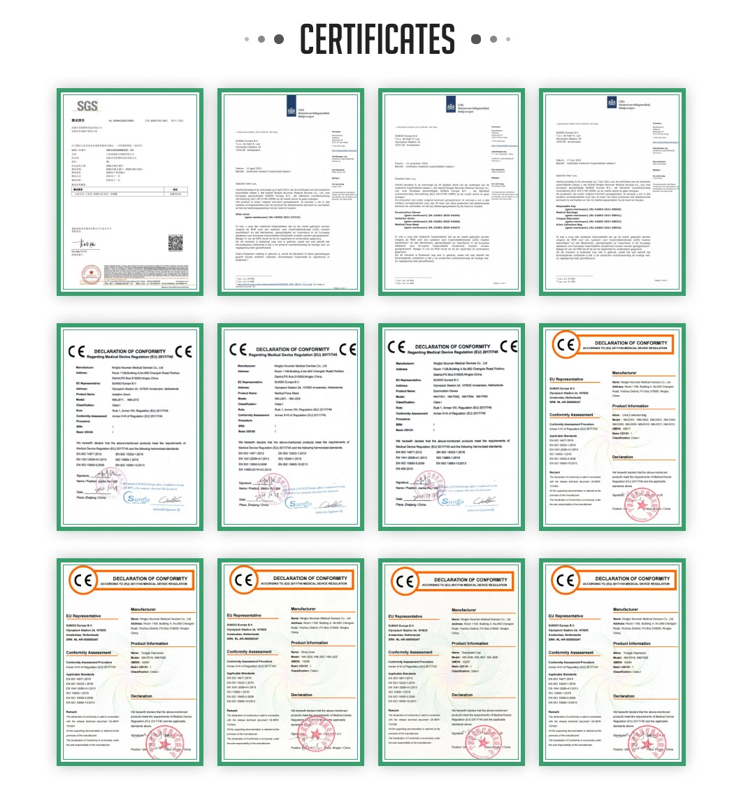 CE ISO Approved 2 Ways 3 Ways 100% All Silicone Foley Catheter