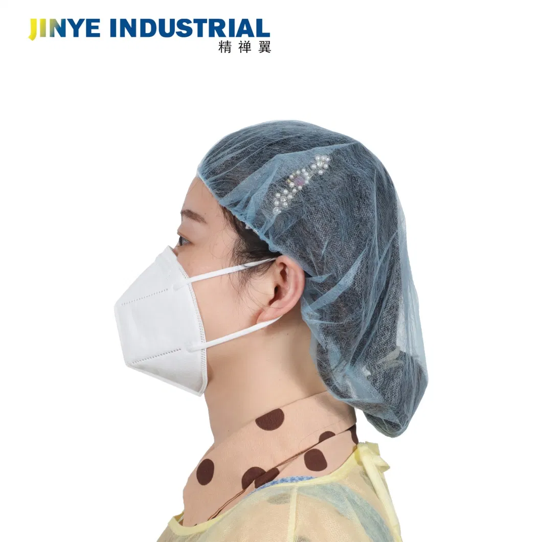 Disposable Non Woven Fabric Bouffant Round Cap