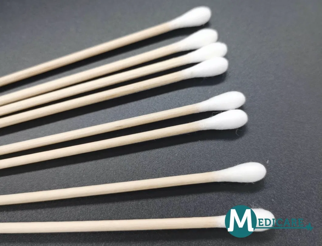 Wholesale High Quality Alcohol Cotton Swabs Sterile Medical Cotton Swab