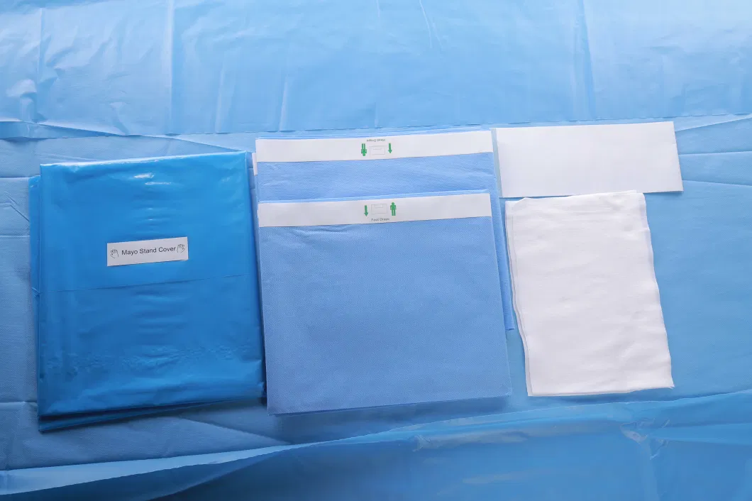 Disposable Chest T Drape Set Disposable Cardiovascular Pack Surgical Pack