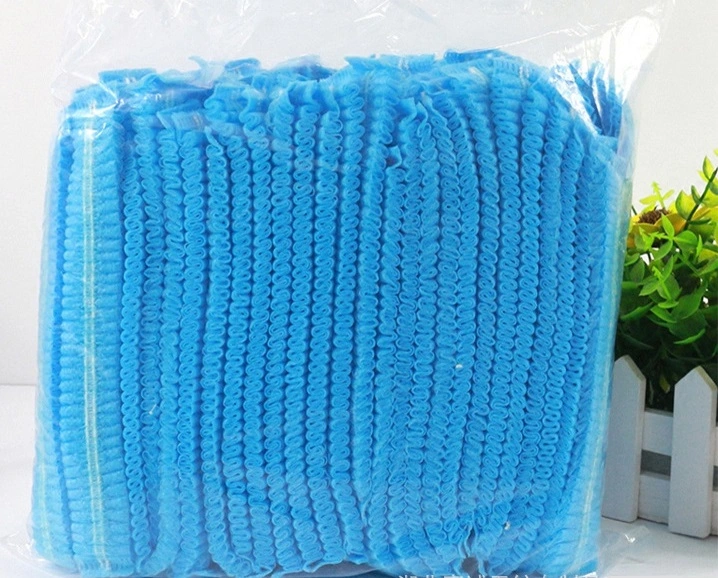 Bakery Supplies Fresh Disposable Non-Woven Fabric Clip Caps Mop Caps Head Cover Disposable Hair Nets Mob Clip Cap