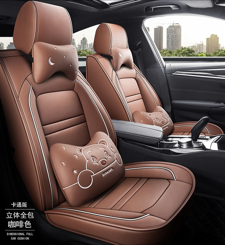 Sanma Brand Quality Factory Price Universal PU Leather 5D Car Seats Cover