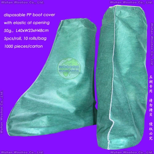 Protective Surgical/Medical/Waterproof/Clear Plastic/PE/Poly/HDPE/LDPE/CPE/Nonwoven Disposable PP Shoe Cover for Hospital/Lab/Food Processing Industry Service