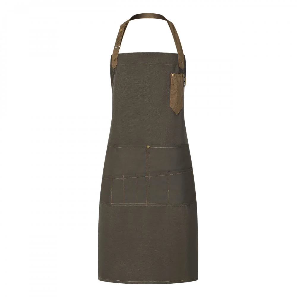 Ss-067 Canvas Hook Multi-Pocket Waterproof Apron 380g