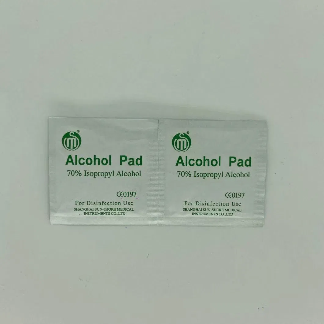 Medical First Aid Kit Disposable Alcohol Swab with CE Certification