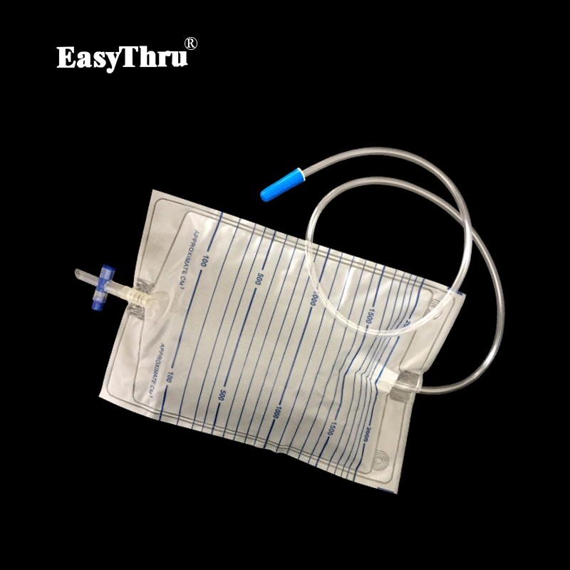 Medical Supply 2000ml Urine Collection Drainage Bag Disposable Sterilize Urine Bag