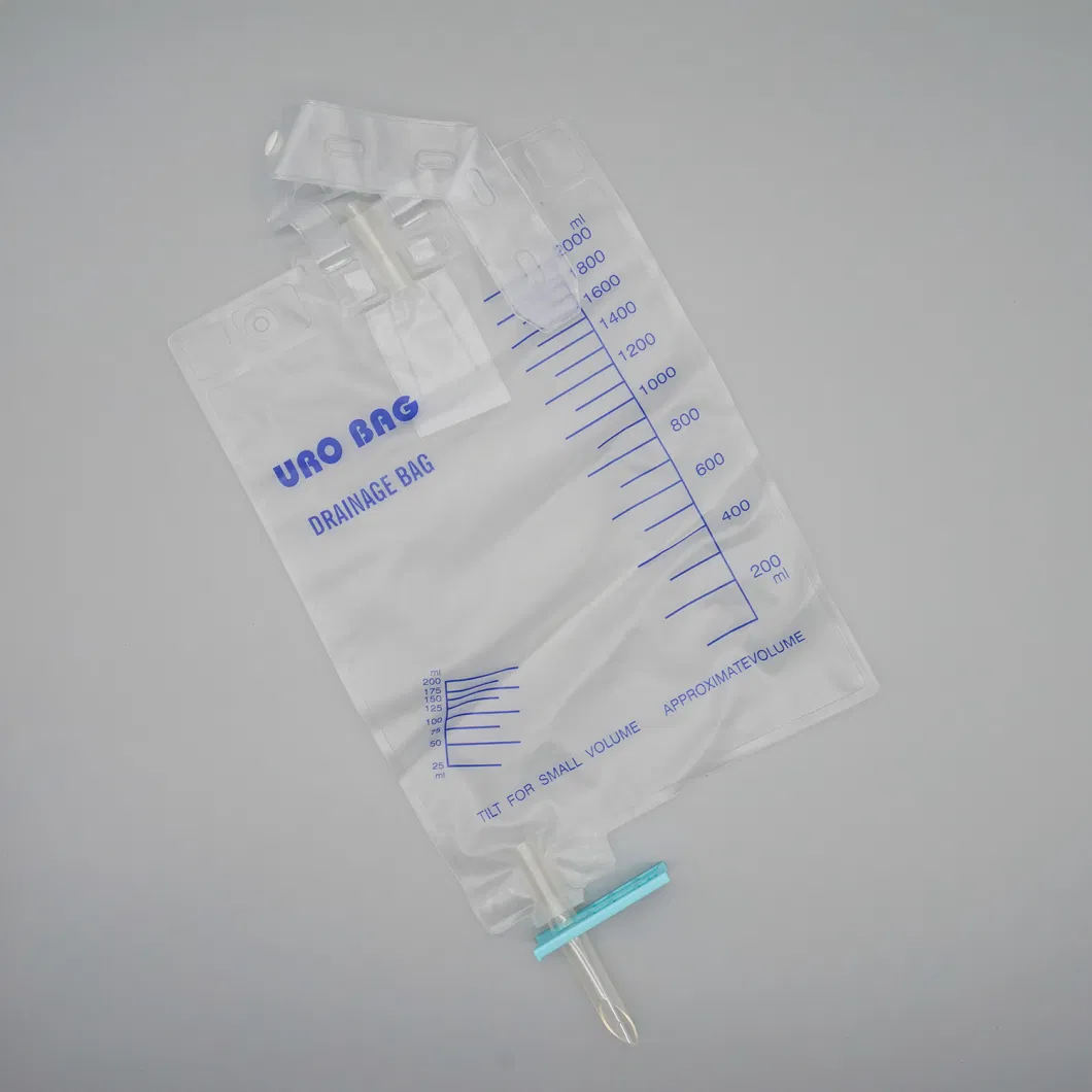 PE Bag, Shipping Carton Bag with Pull-Push Valve Urine Collection