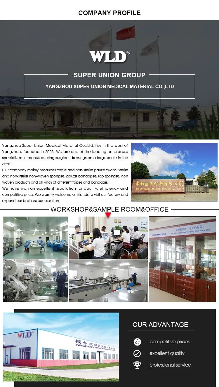 30-60grm/Sq with Logo Printing Sugama, Zhuohe, Wld Medical Alcohol Prep Pads