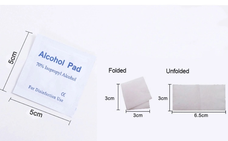 Non-Woven 70% Isopropyl Alcohol Pads for Surgery Sterile Alcohol Prep Pad