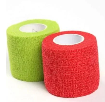 Customized Multi-Color Elastic Medical Self Adhesive Cohesive Bandage for Pets Protection