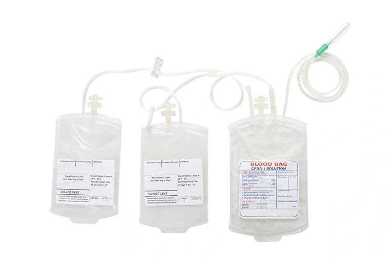 Disposable Medical Single /Double/Triple/Quadruple Blood Bag