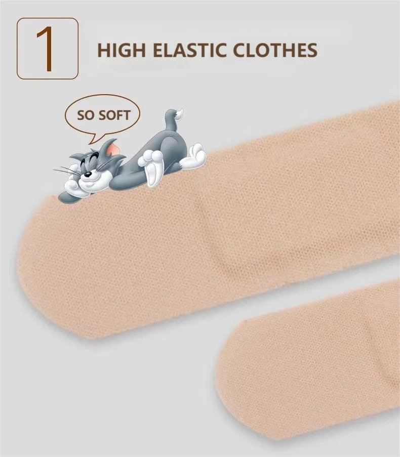 Breathable First Aid Bandage Band Aid Adhesive Wound Dressings Paste Medical Elastic Cloth Plaster