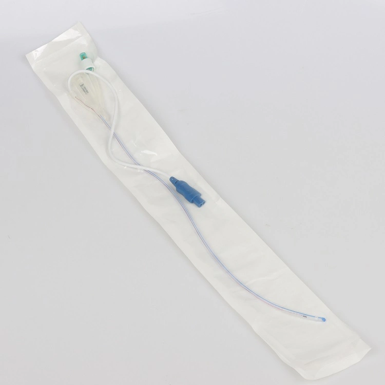 Orcl Latex Free Catheter Adult Silicone Foley Catheter with Temperature Sensor