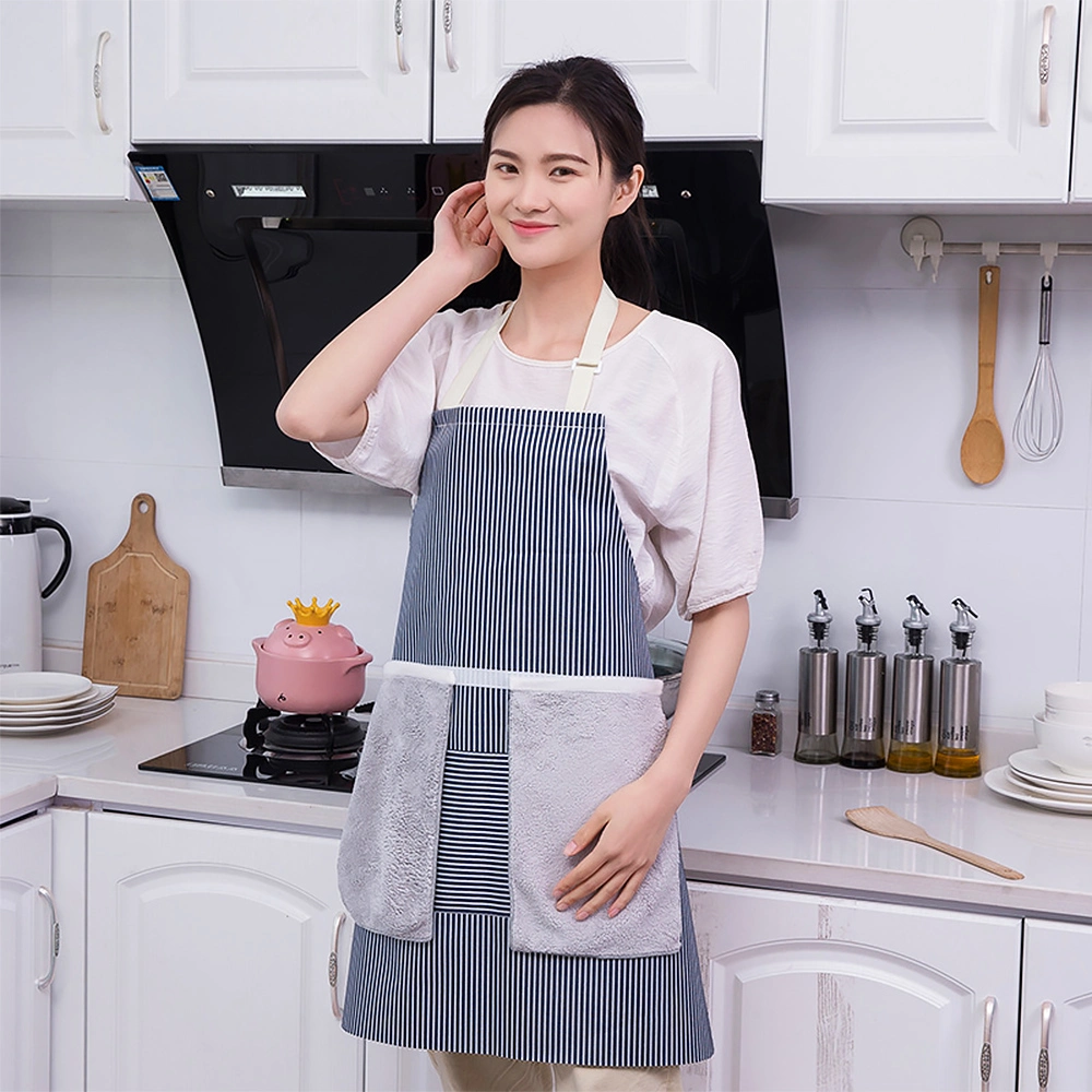 Pretty Waterproof Wearable Cleaning Kitchen BBQ Apron