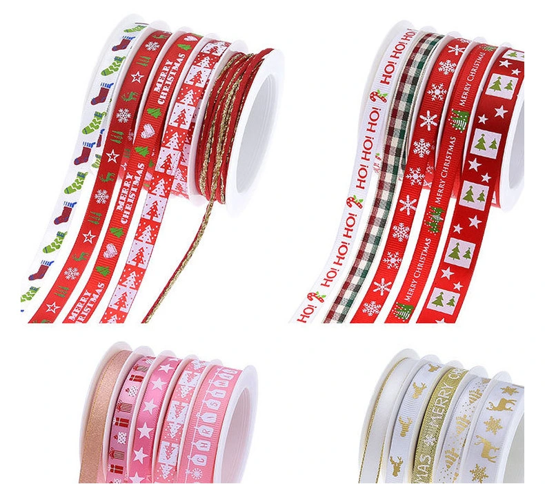 Christmas Gifts Packaging Silk Fabric Satin Curling Craft Ribbon