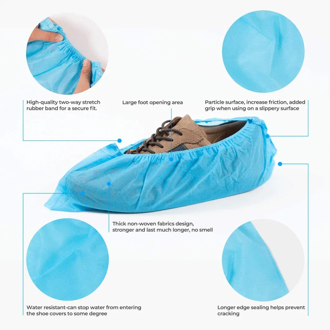 100% PP Spunbond Nonwoven Fabric Shoe Cover Making