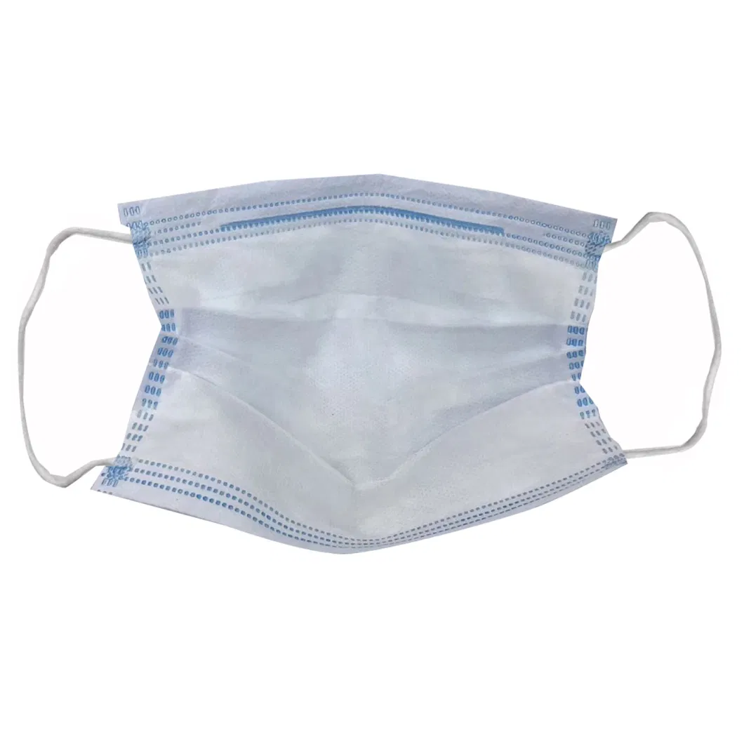 Wholesale Disposable 3ply Nonwoven Respiratory Face Mask with Ear Loops