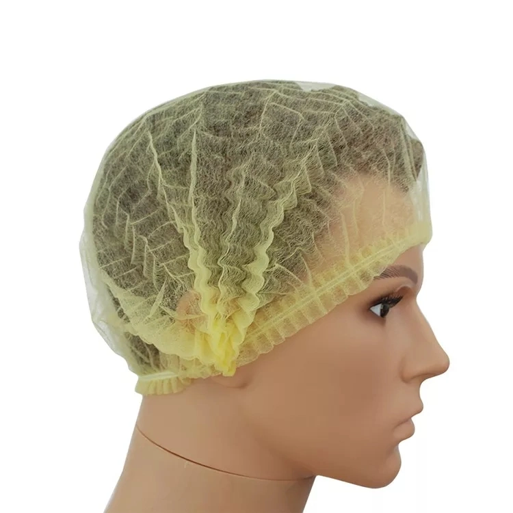 Bakery Supplies Fresh Disposable Non-Woven Fabric Clip Caps Mop Caps Head Cover Disposable Hair Nets Mob Clip Cap