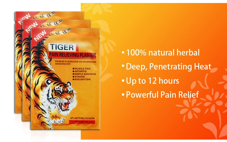 2022 Chinese Hot Sell Relax Body Relieve Pain Tiger Plaster