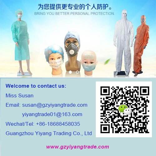 Disposable Nonwoven PP Astronaut Cap with Face Mask