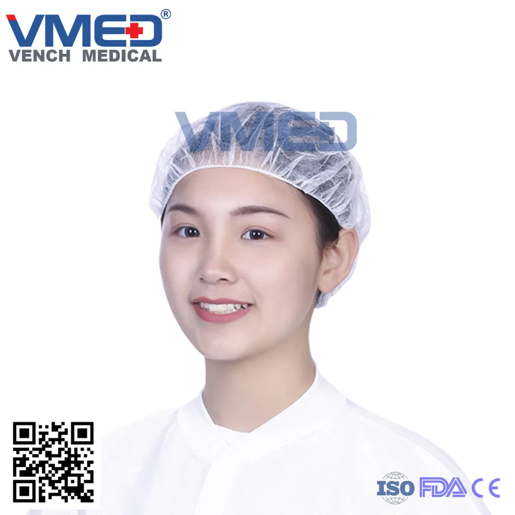 Disposable/Lab/Dental/Hospital/Surgical/Medical/Restaurant Use/Kitchen/Non-Woven/Peaked Cap for Women