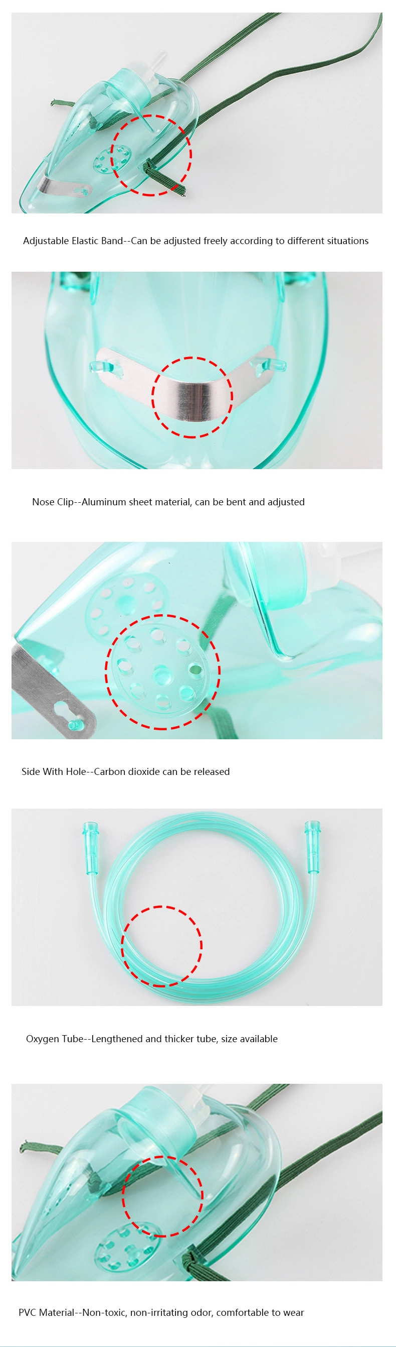 Adjustable Nebulizer Cup with Tube Mask Kits