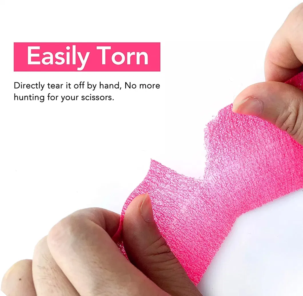 Colored Non-Woven Self-Adhesive Elastic Bandage