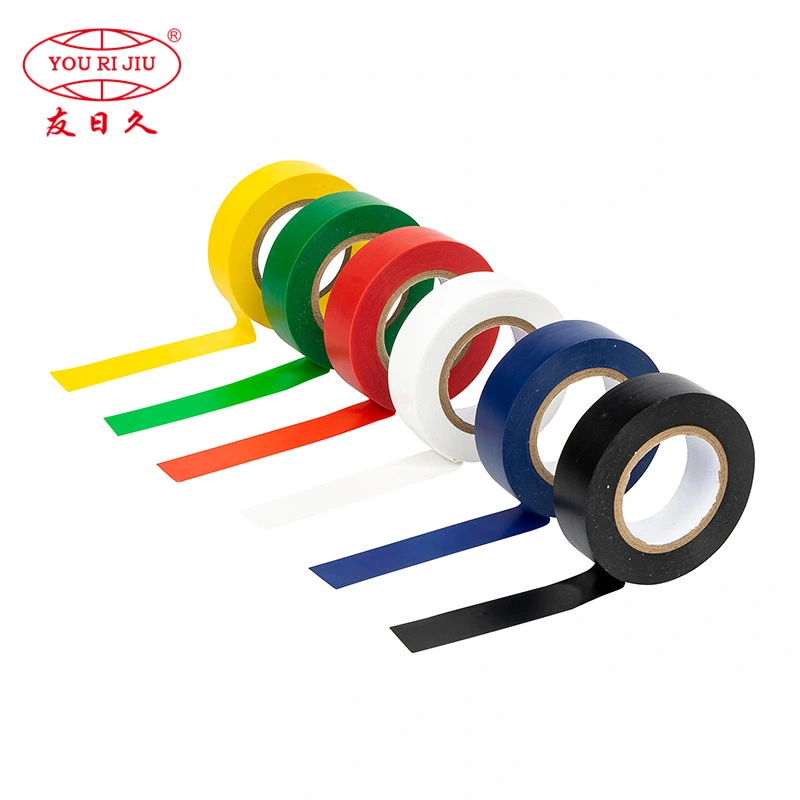 Yourijiu Heat Adhesive Waterproof Nature Rubber PVC Electrical Tape for Cable Wire Winding