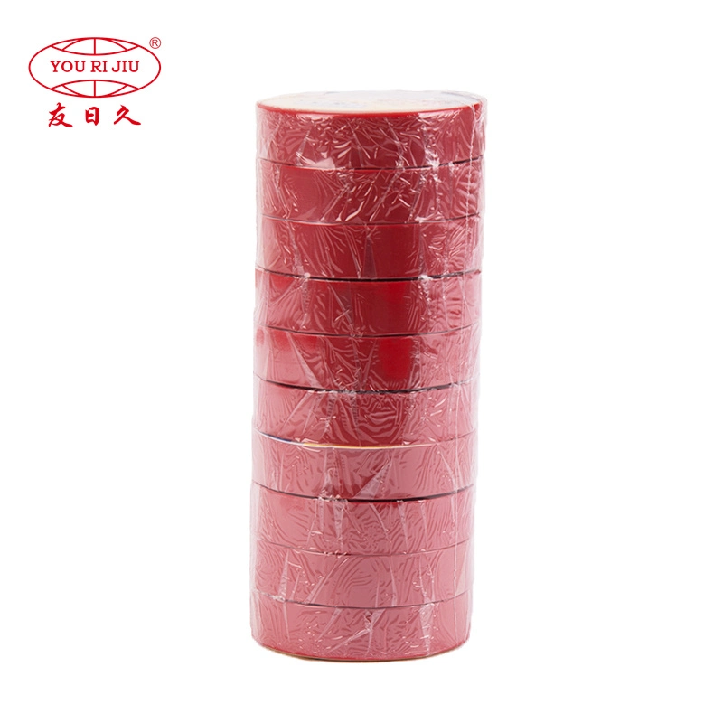 Yourijiu Heat Adhesive Waterproof Nature Rubber PVC Electrical Tape for Cable Wire Winding
