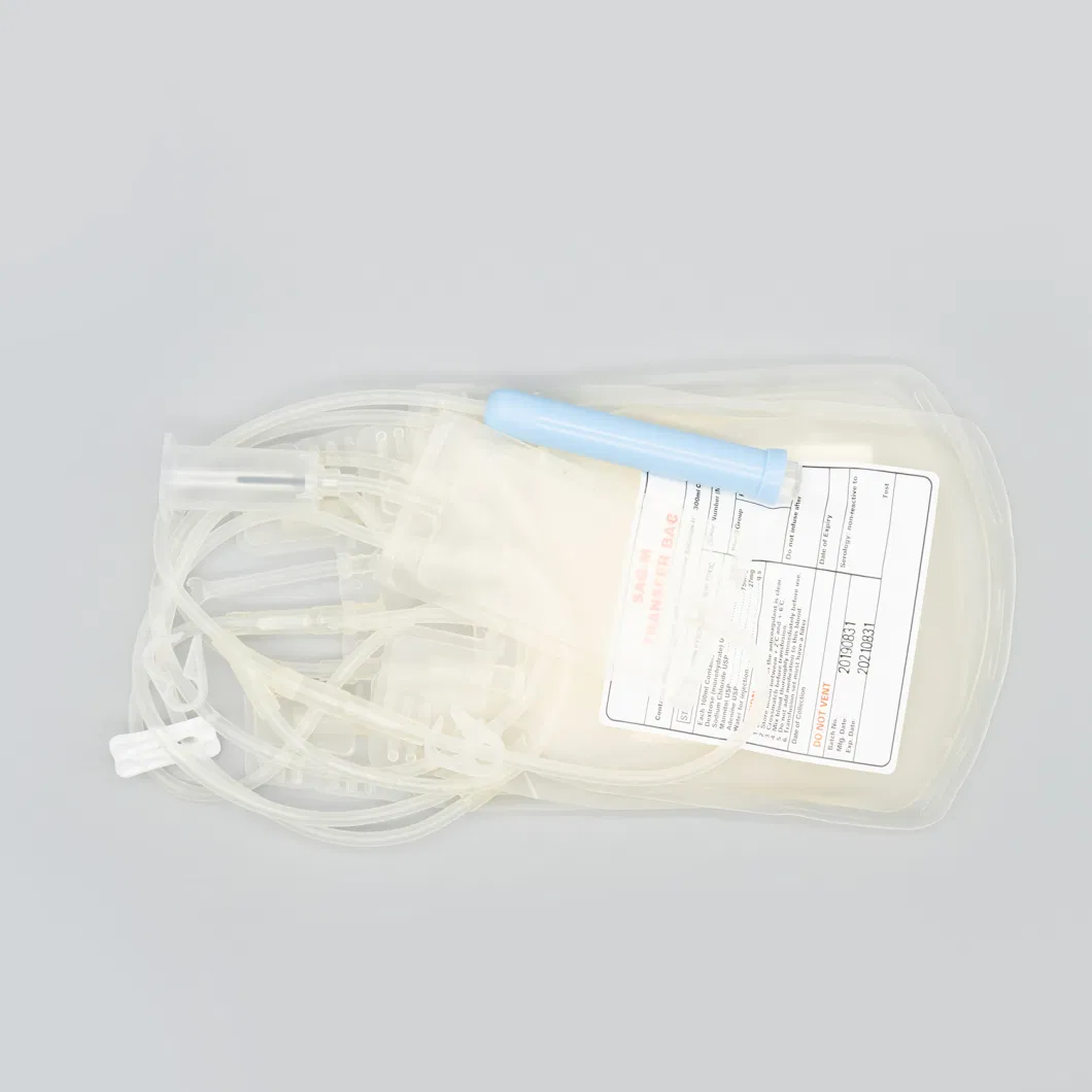 Medical Disposable Blood Bag for Blood Collection Triple