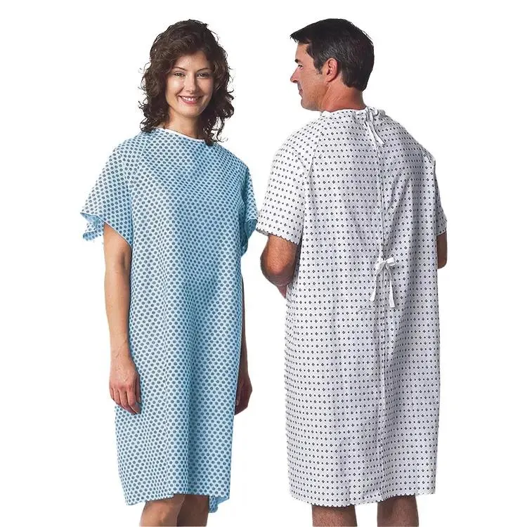 Hospital Gown Clothes Hospital Gown for Patient Printed Hospital Gown