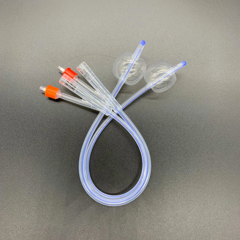 2 Way 100% Silicone Foley Catheters with Balloon 5ml - 50ml