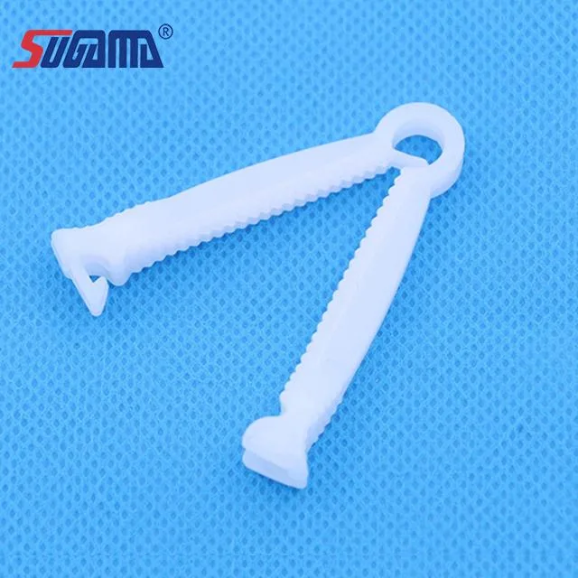 Wholesale Plastic Different Disposable Medical Umbilical Cord Clamp