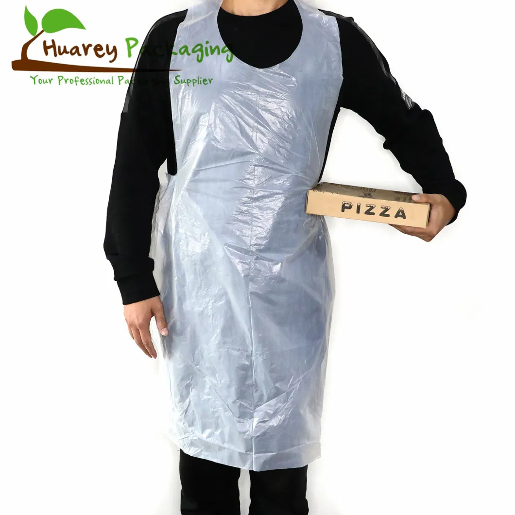 China Supplier Thickness PE Disposable Plastic Apron for Food Service