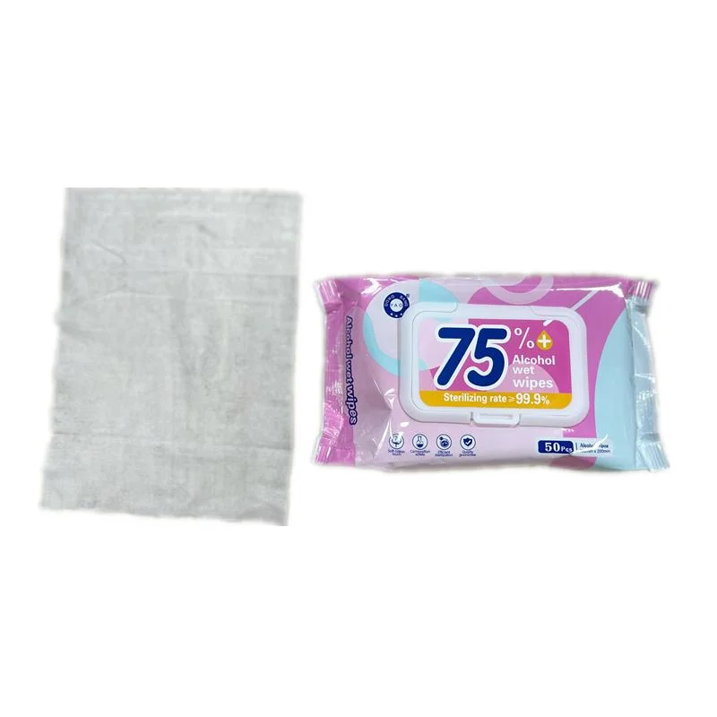 OEM ODM Disposable Nonwoven Soft Cleaning Alcohol Wet Wipes for Personal Hygiene