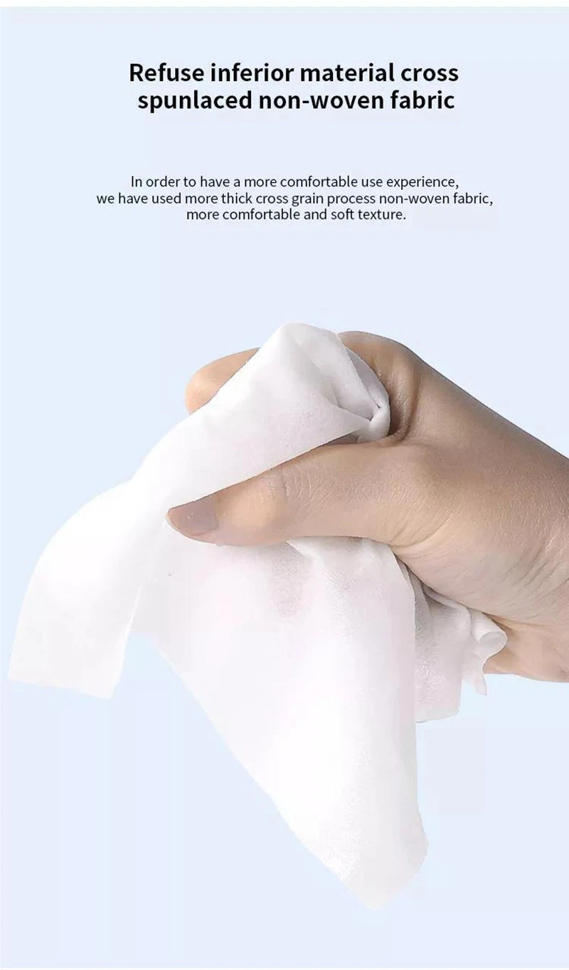 OEM ODM Disposable Nonwoven Soft Cleaning Alcohol Wet Wipes for Personal Hygiene