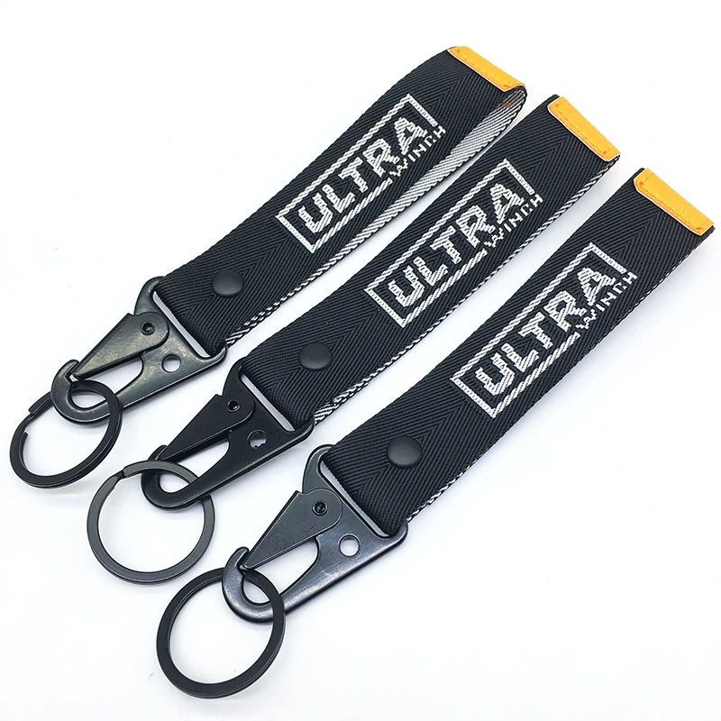 Wholesale Motorcycle Car Key Buckle Decoration Gifts Creative Silk Ribbon with Logo Custom Lanyard