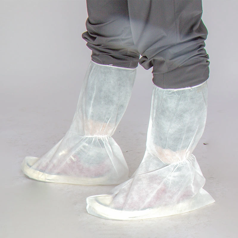 Disposable Hand Made Shoe Cover/PP Non Woven Disposable Fabric Boot Cover Dustproof and Antistatic