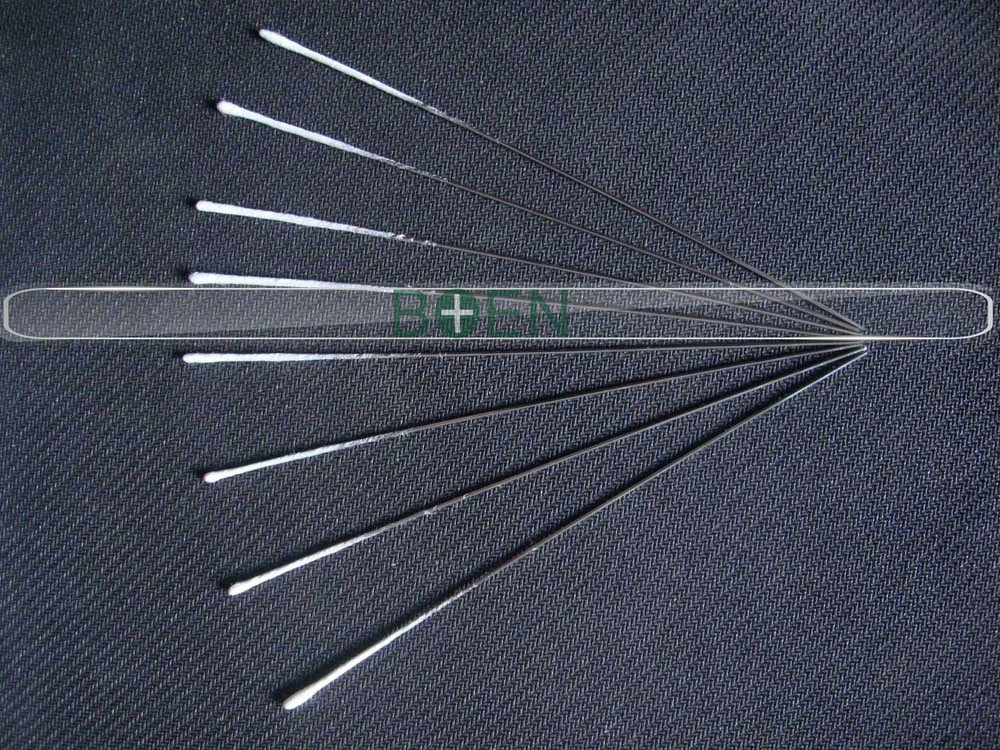 Medical Disposable Stainless Steel Swab Stick Aluminum Swab Stick Cotton Swab 150mm