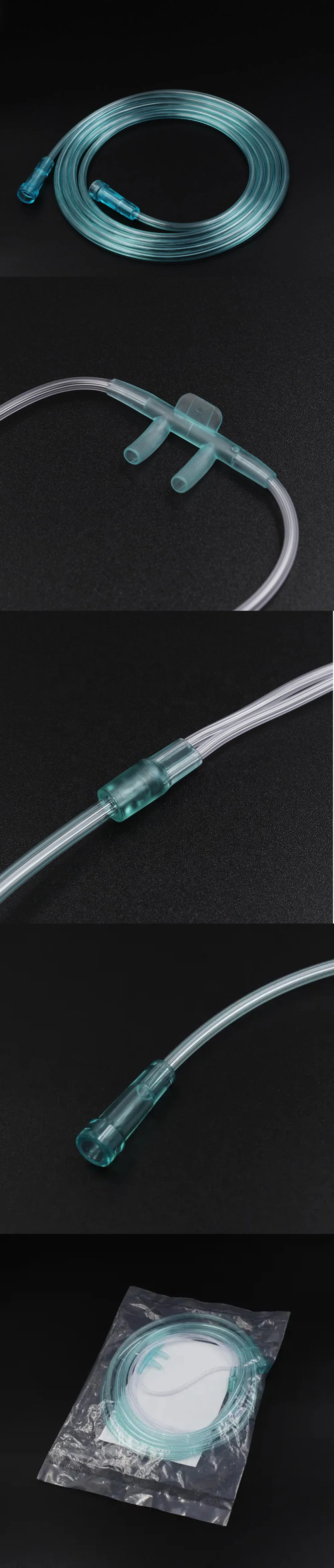 Nasal Oxygen Cannula 1.5m Hot Sale PVC Oxygen Soft-Tip Nasal Cannula for Adult/Child/Infant with CE, ISO