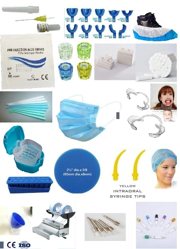500PCS Disposable Dental Bibs for Dentist Colorful Dental Hospital Waterproof Disposable Dental Bib